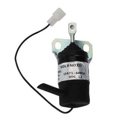 Adatto per Kubota 052600-1001 052600-1000 15471-60010 Solenoide di spegnimento carburante 12V