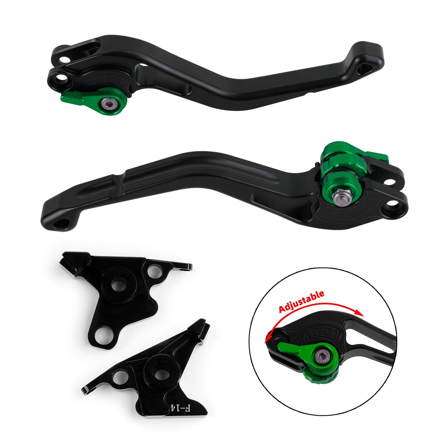 Kawasaki ZRX1100 ZZR1200 ZX7R ZG1000 NUOVA Leva freno frizione corta
