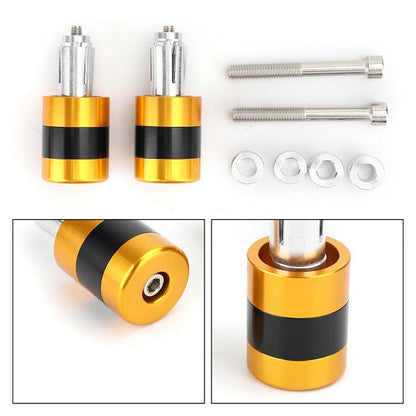 Anti Vibrazione 7/8" 22mm Manubrio Tappo Terminale M6/M8 Bullone Cursore Peso Riduzione Generico