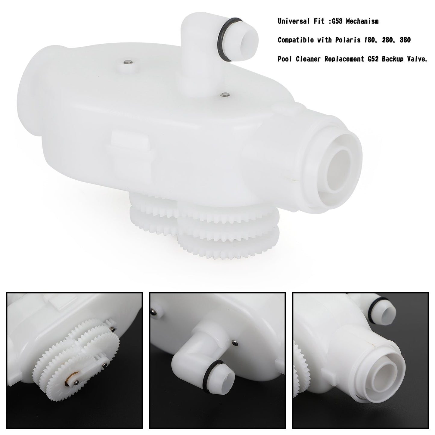 Polaris Pool Cleaner G52 Valvola di riserva G-53 G53 Meccanismo a ingranaggi 180 280 380