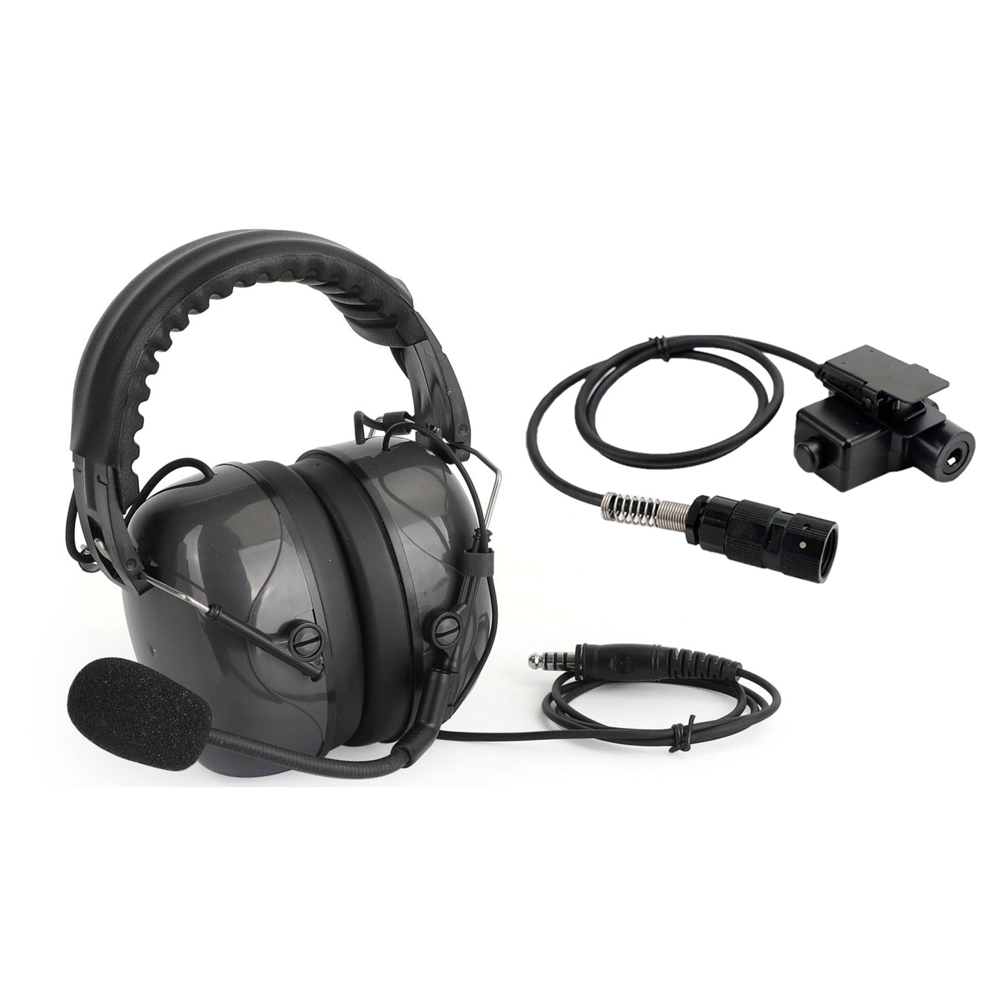 Per PRC148 PRC152 U329 Auricolare regolabile con cancellazione del rumore a 6 pin U94 PTT C5