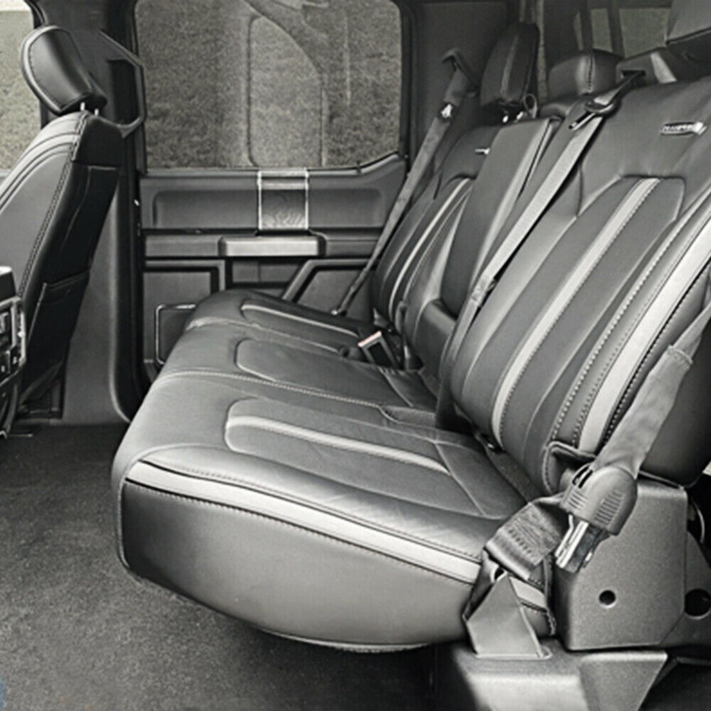Il kit di reclinazione del sedile posteriore con regolazione nera è adatto per Ford F150 2015-2023 generico