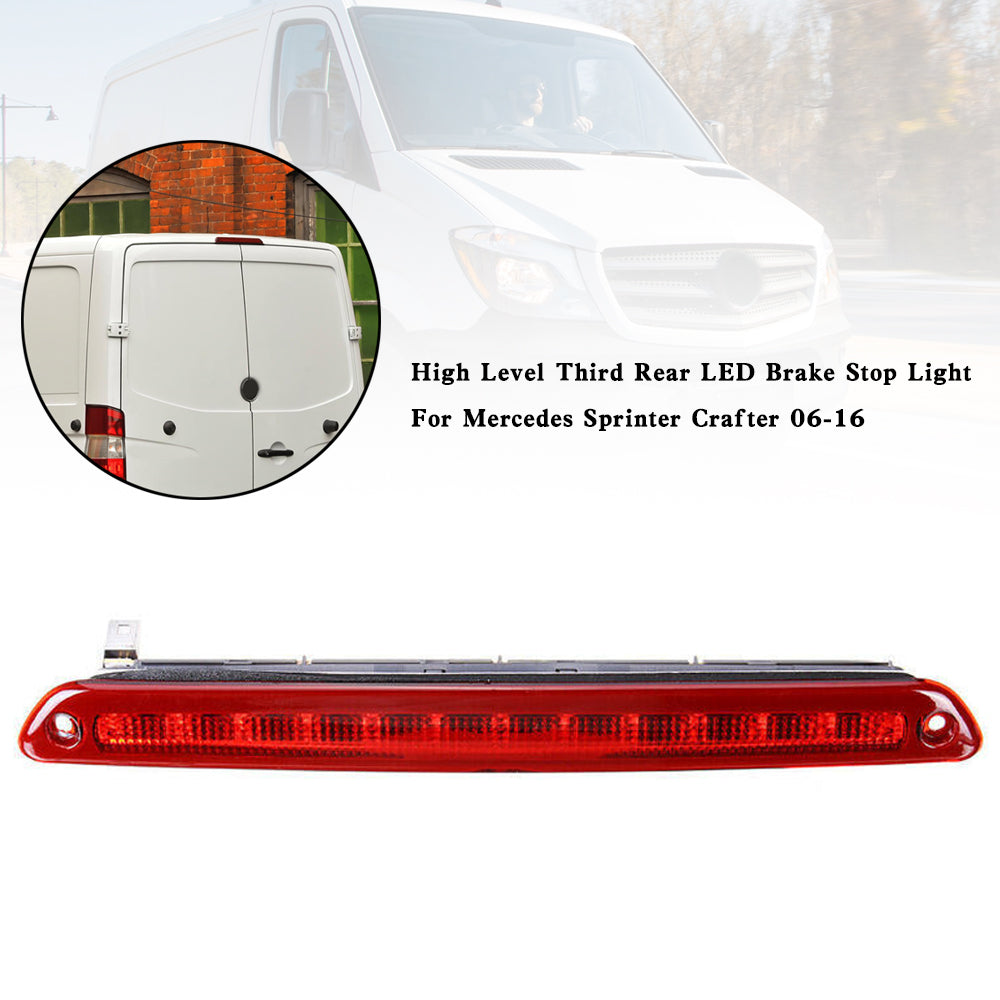 BEBUSINGOTO Terza luce freno posteriore per Caddy Mk3 2004-2015 2K0945087C BEBUSINGOTO Terza luce freno posteriore per Caddy Mk3 2004-2015 2K0945087C