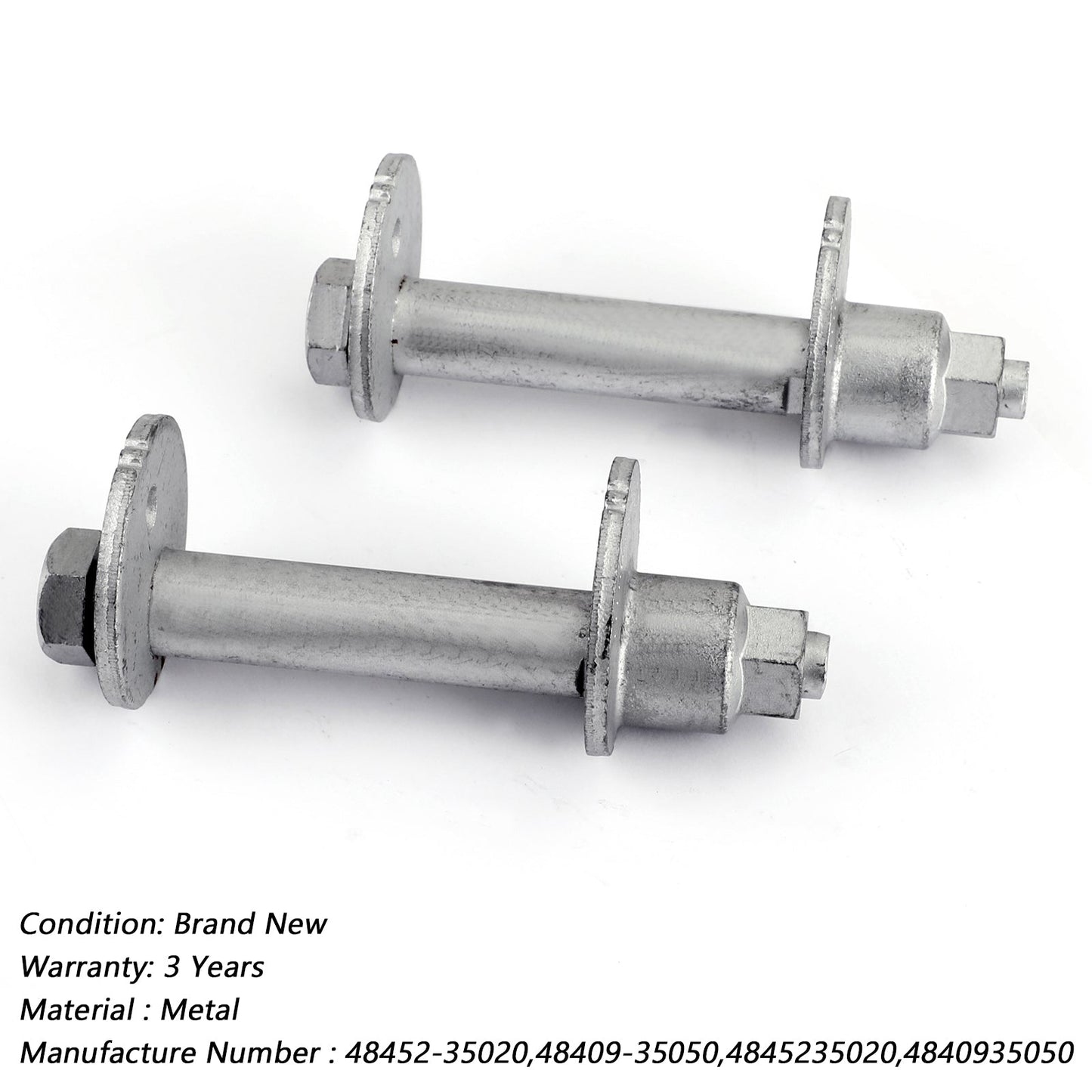 2PCS Toyota 4Runner 1996-2002 Tacoma 1995-2004 Inferiore di Controllo Cam Piastra Punta