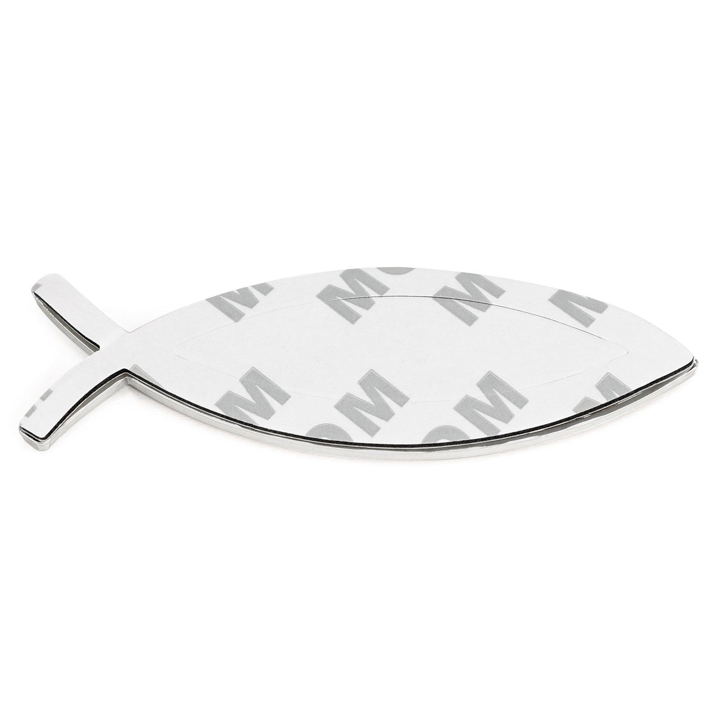 3D auto decalcomania emblema adesivo Dio religioso per Gesù cristiano pesce simbolo argento