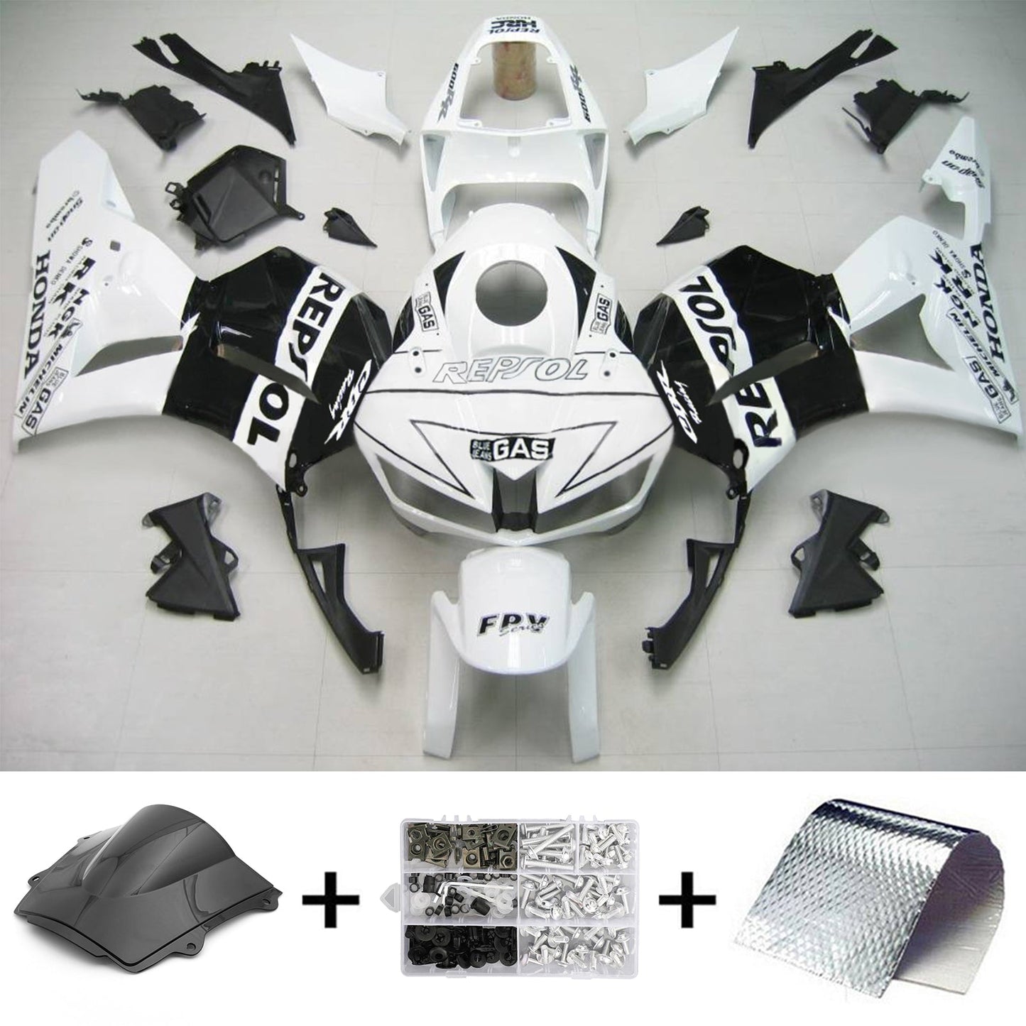 Kit carenatura Honda CBR600RR 2013-2023 F5 Carrozzeria Plastica ABS