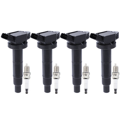 2010-2012 Lexus HS250H L4 2.4L 4x bobina di accensione + candela UF333 UF494