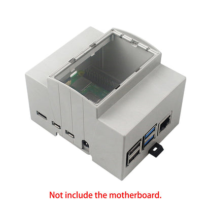 Custodia protettiva ventola bianca con porte USB C 2.0 3.0 per Raspberry Pi 4 modello B