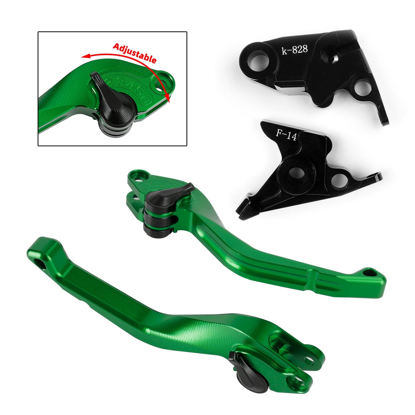 Kawasaki ZZR600 ZX6R ZX9R ZX10R Z1000 Leva freno frizione corta CNC