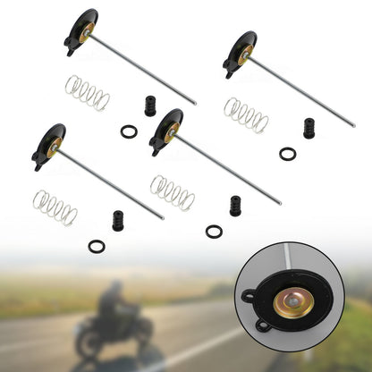 4X Carburatore Carb Rebuild Kit adatto per Honda CB750C 750 Custom CB900C 1980-1982 Generico