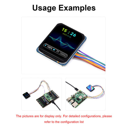 Scheda di espansione LCD NV3030B con schermo arrotondato con interfaccia SPI per display IPS da 1,5 pollici