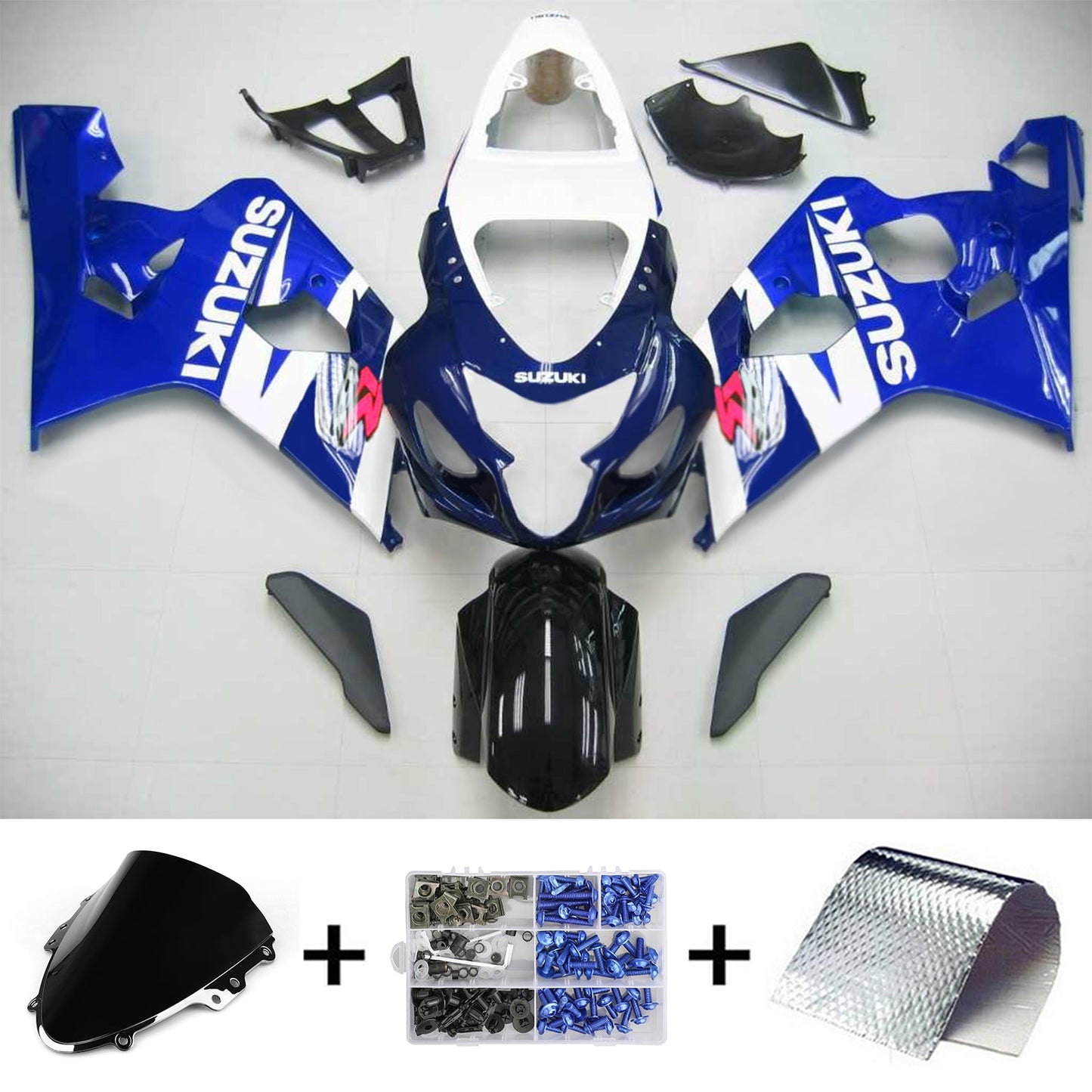 Suzuki GSXR 600/750 2004-2005 Kit Carena Carrozzeria Plastica ABS