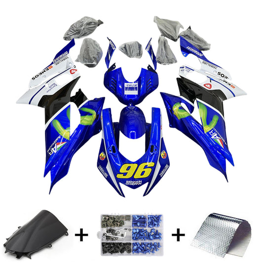 Amotopart Kit Carena Yamaha YZF-R6 2017-2022 Carrozzeria Plastica ABS