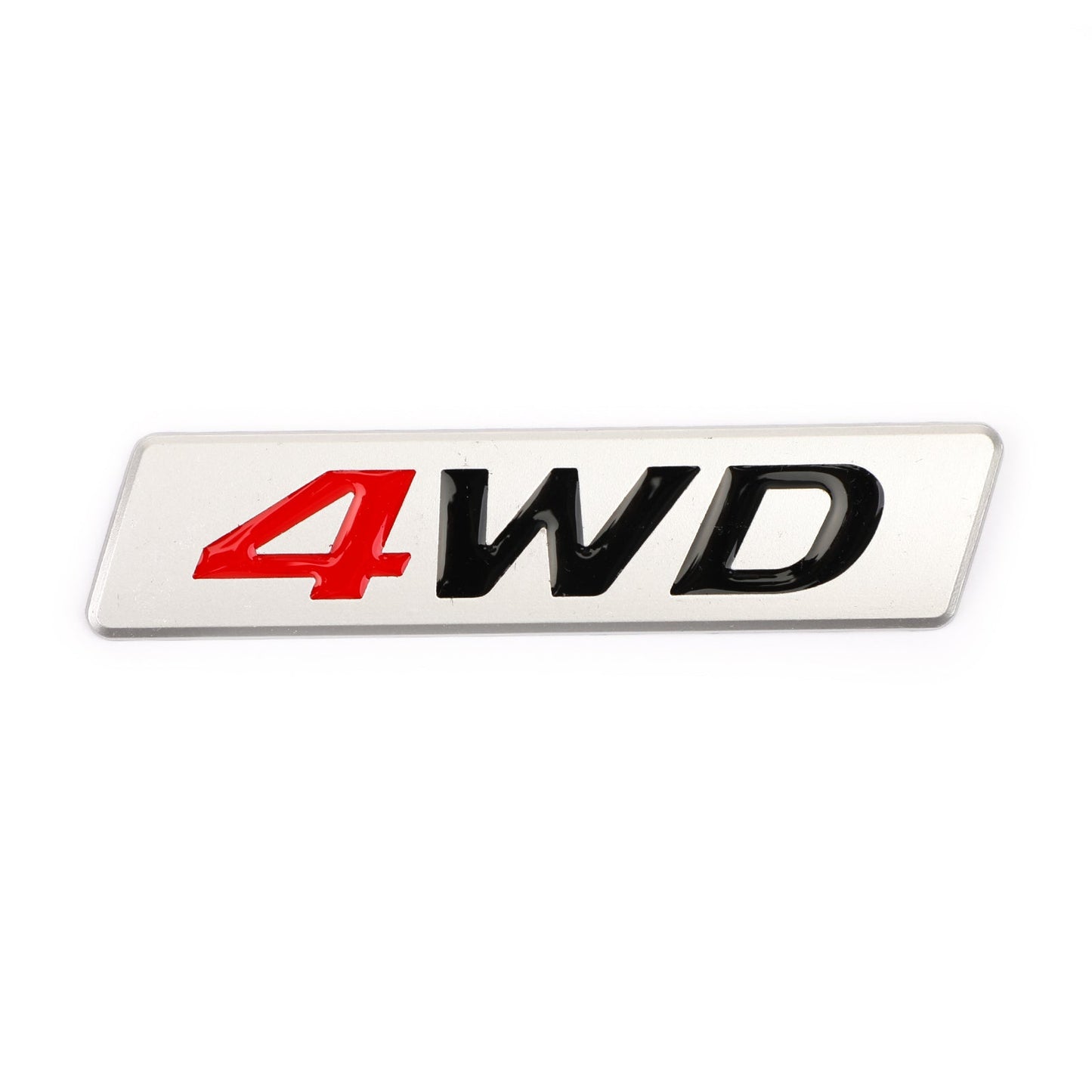 New Metal 4WD Emblem Car Fender Trunk Portellone Distintivo Decalcomanie Adesivo 4WD 4X4 SUV Generico