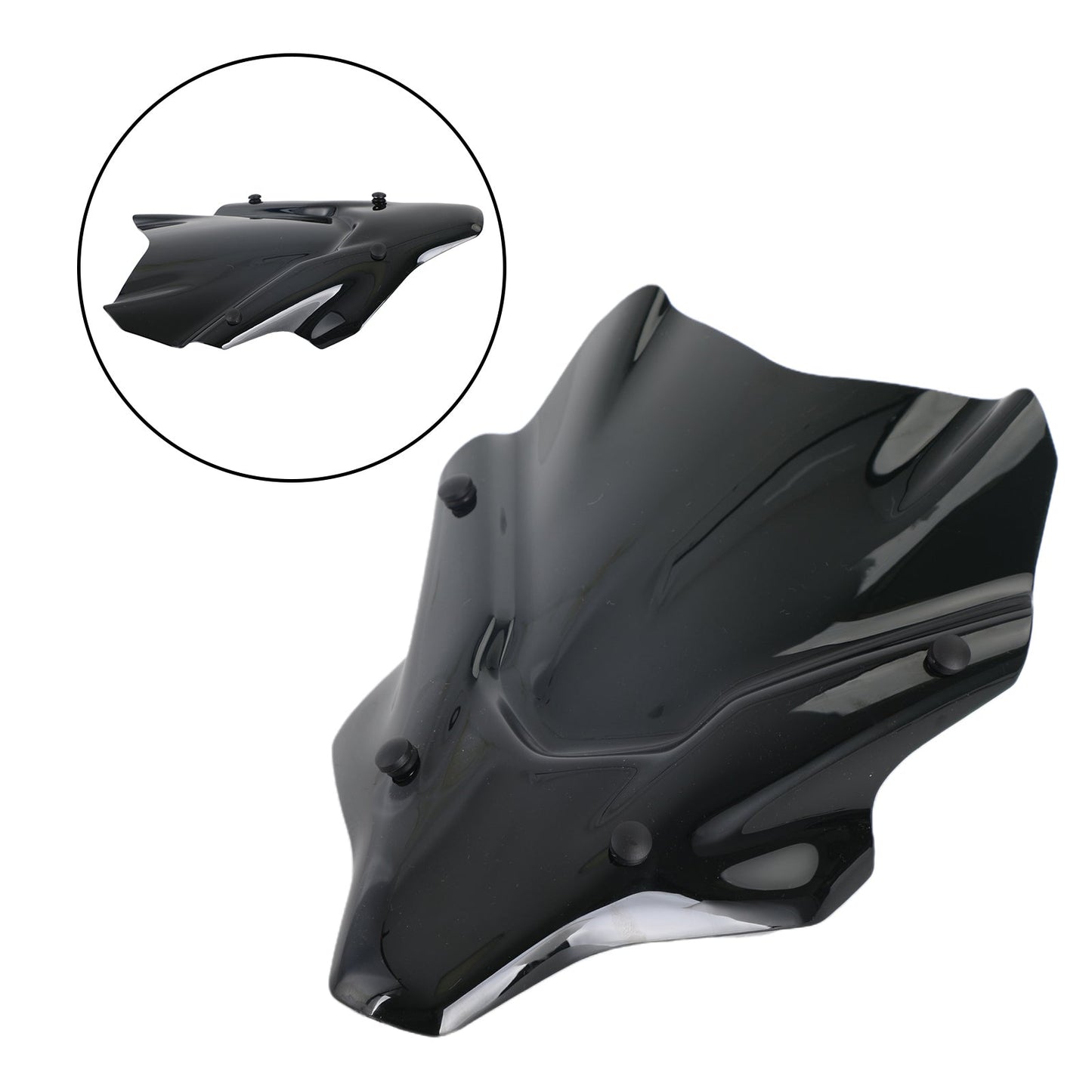 Parabrezza Parabrezza Shield Protector adatto per Yamaha MT-07 MT07 2021-2024 Generico