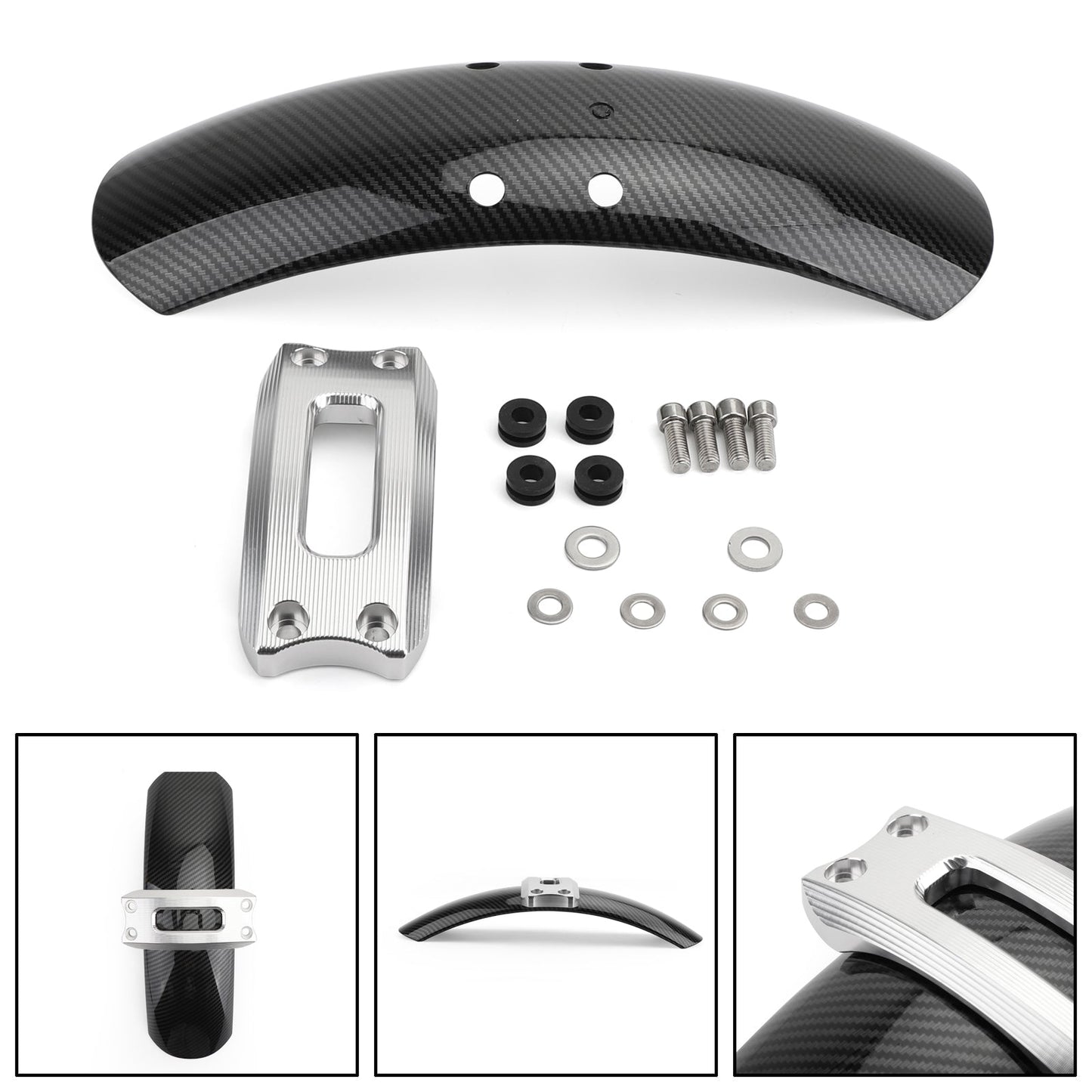 Parafango anteriore BMW R NINE T Scrambler 2016-2019 Silver