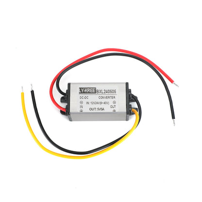 12V/24V a 5V 5A 25W Convertitore impermeabile Step Down Volt Modulo di alimentazione