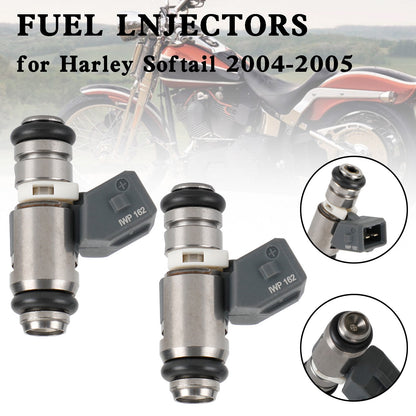 2PCS Iniettori di Carburante Per Dyna FLH FLT 2001-2010 IWP162 28040151A IWP-162