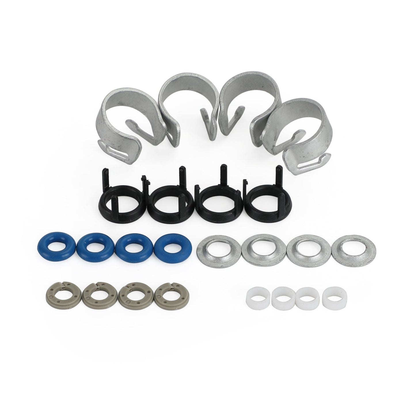 Kit di riparazione guarnizioni O-ring per iniettori carburante 4 pezzi Fit Audi A3 A4 A5 A7 VW Jetta GTI generico