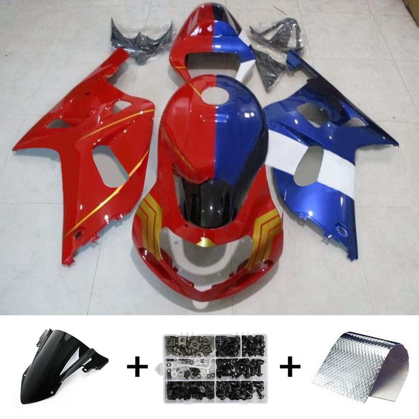 Kit carenatura Suzuki GSXR750 2001-2003
