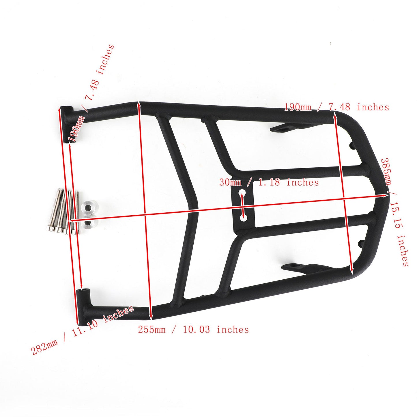 Portapacchi posteriore adatto per Honda CRF250L CRF250M CRF250 Rally 2012-2020 Generico