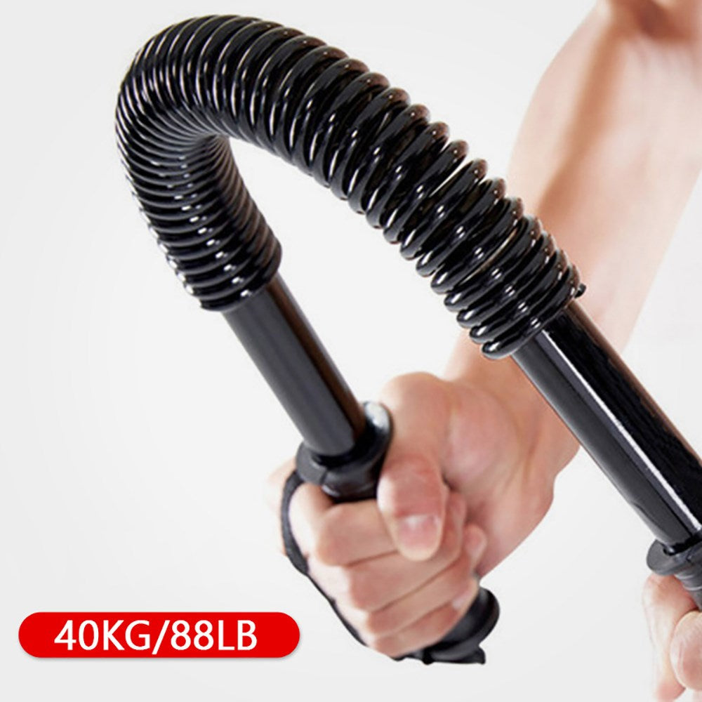 Heavy Duty Spring Chest Power Bar Twister Parte superiore del corpo Allenamento della forza delle braccia 40 kg