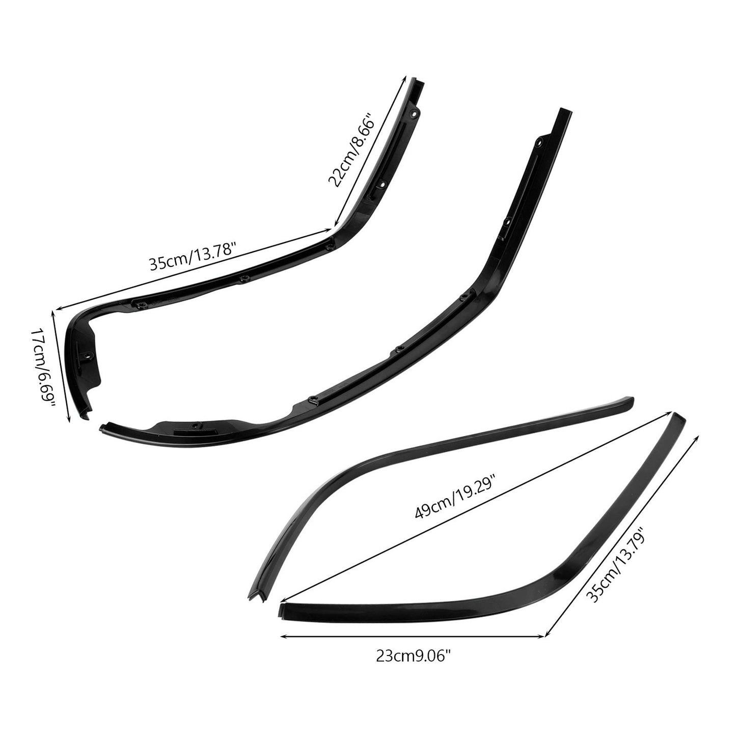 Vespa Sprint 150 2016-2021 Rivestimento barra laterale superiore Listello laterale