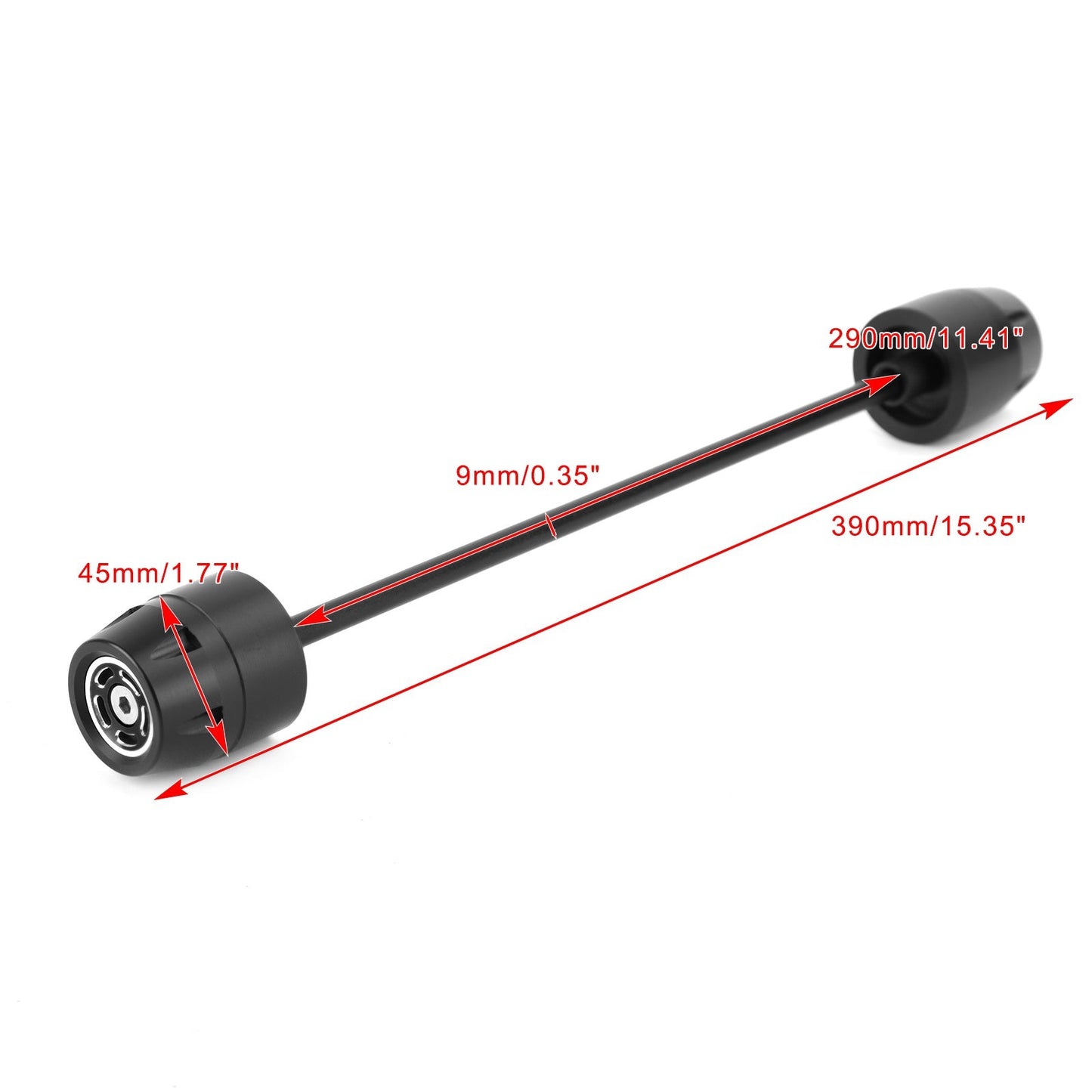 Areyourshop Cursore ruota per bobine del perno posteriore adatto per Ducati Scrambler Sixty2 Classic Icon Generico