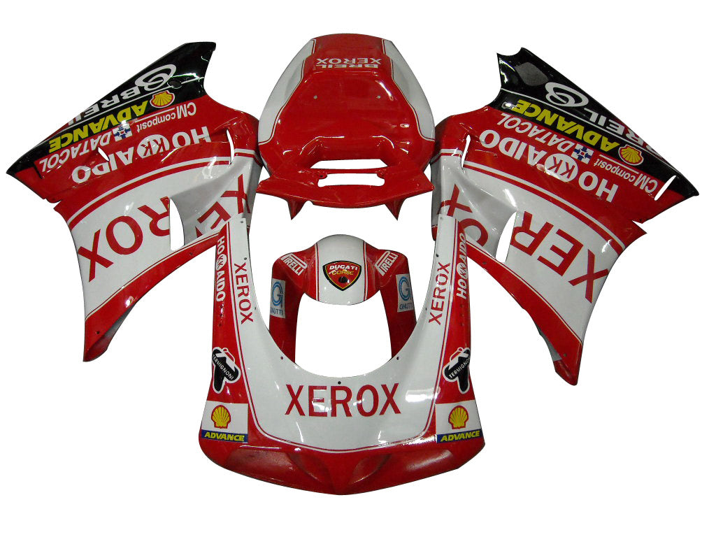 Carene per 1996-2002 Ducati 996 Rosso Bianco Xerox Generico