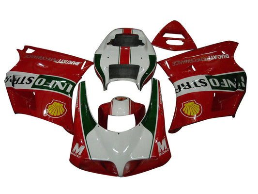 Carene per Ducati 996 Rosso Bianco Infostrada 1996-2002 Generico