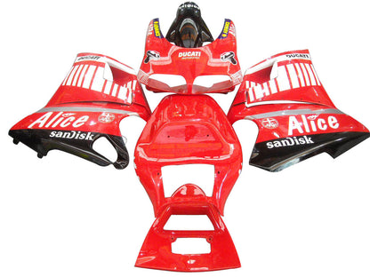 Carene per Ducati 996 Red Alice Racing 1996-2002 Generico