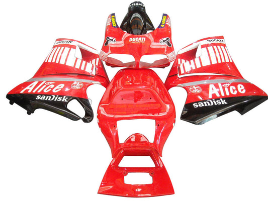 Carene per Ducati 996 Red Alice Racing 1996-2002 Generico