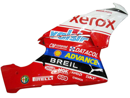 Carene per 2003-2004 Ducati 999 Red &amp; White Xerox Racing Generico