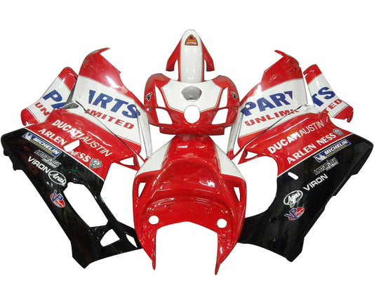 Carene per Ducati 999 Red &amp; Black 2003-2004 Ducati Austin Racing Generico