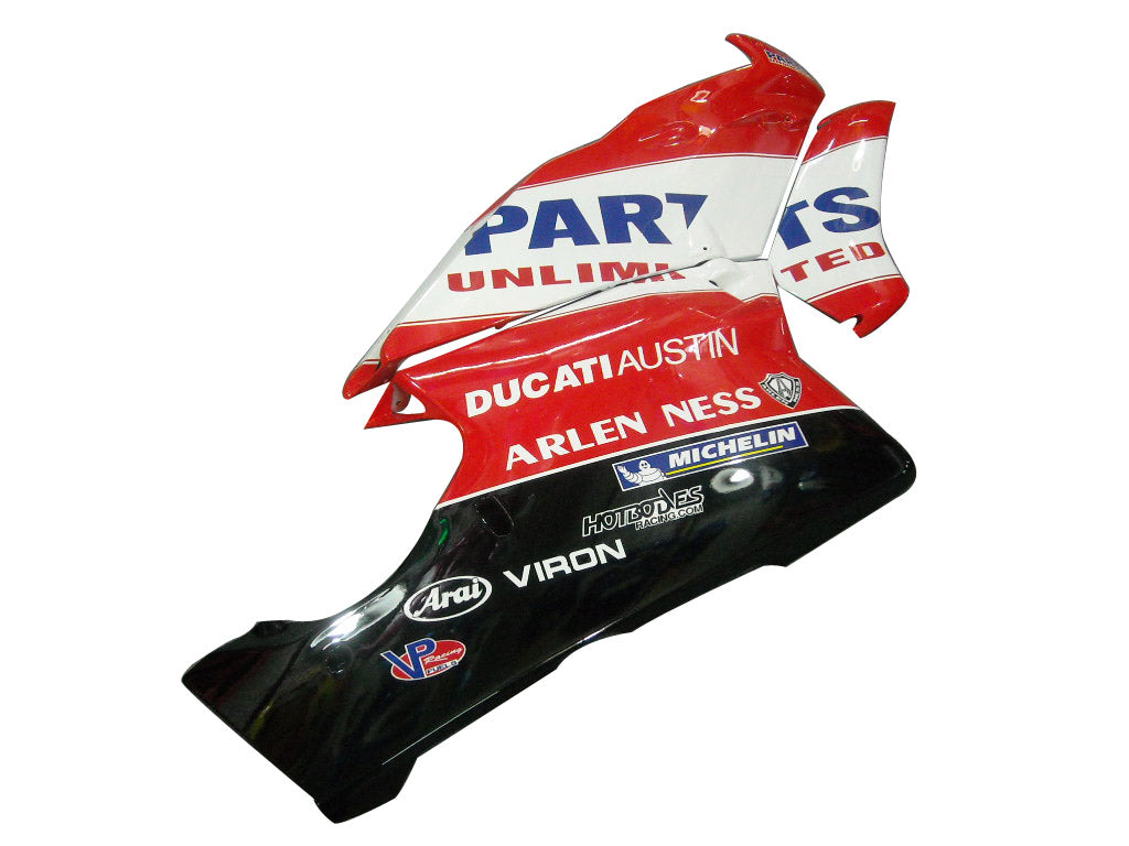 Carene per Ducati 999 Red &amp; Black 2003-2004 Ducati Austin Racing Generico