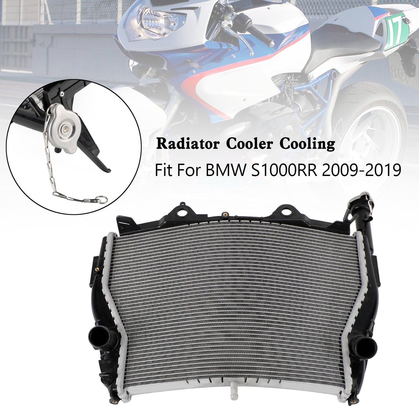 Raffreddamento del radiatore del radiatore del motore BMW S1000RR 2009-2019