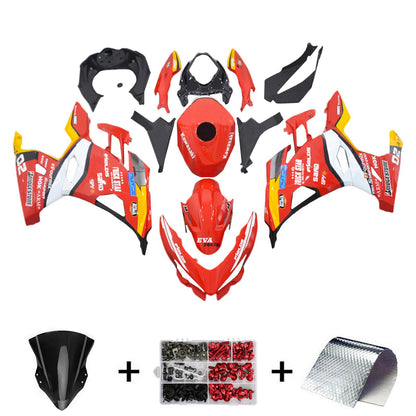 Amotopart Kawasaki EX400 Ninja400 2018-2023 Kit Carenatura Carrozzeria Plastica ABS