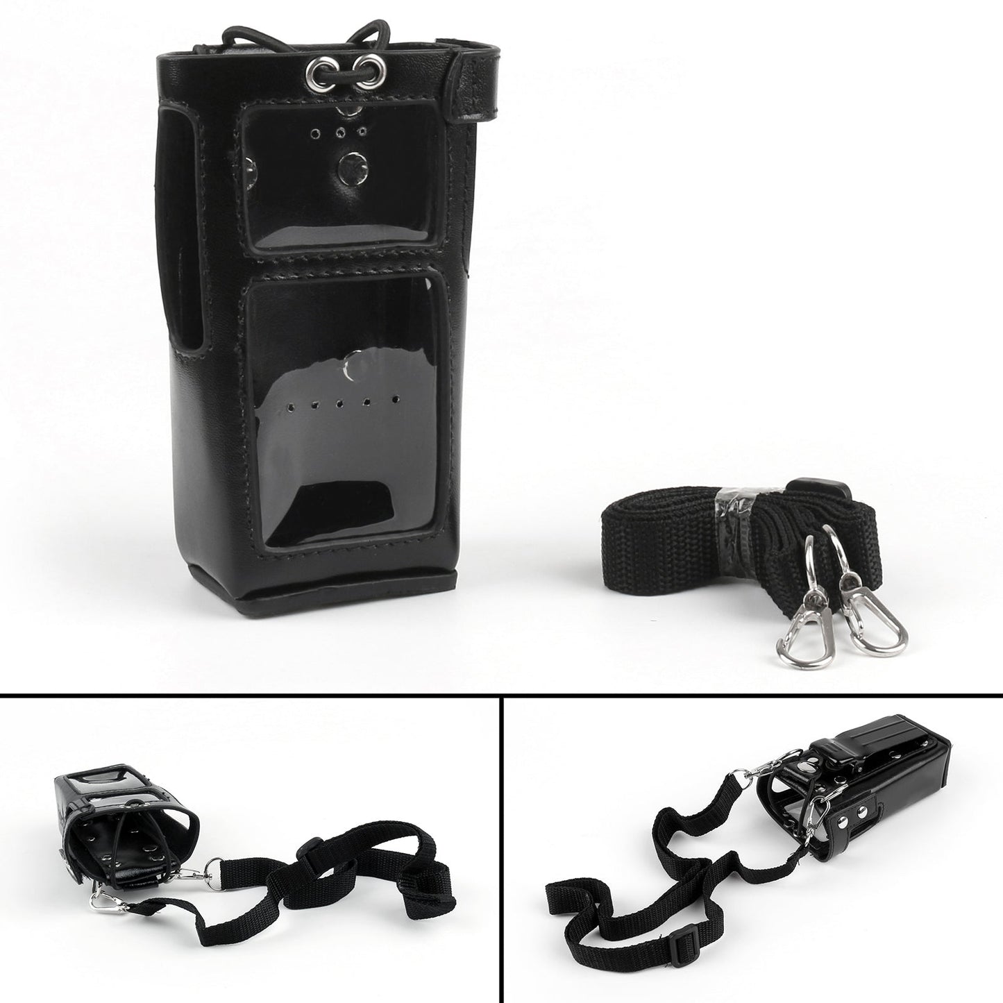 Custodia rigida in pelle 1Pcs per Hytera HYT PD-780 PD-785 Walkie Talkie radio bidirezionale