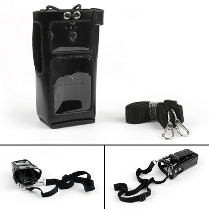 Custodia rigida in pelle 1Pcs per Hytera HYT PD-780 PD-785 Walkie Talkie radio bidirezionale