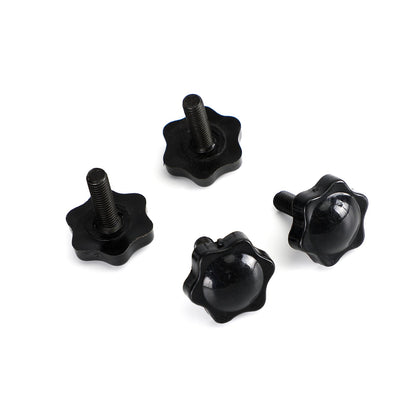 4Pcs Bisaccia Leva di Bloccaggio Bulloni e Dadi Kit Adatto Per Glide King Touring 96-19 Argento Generico