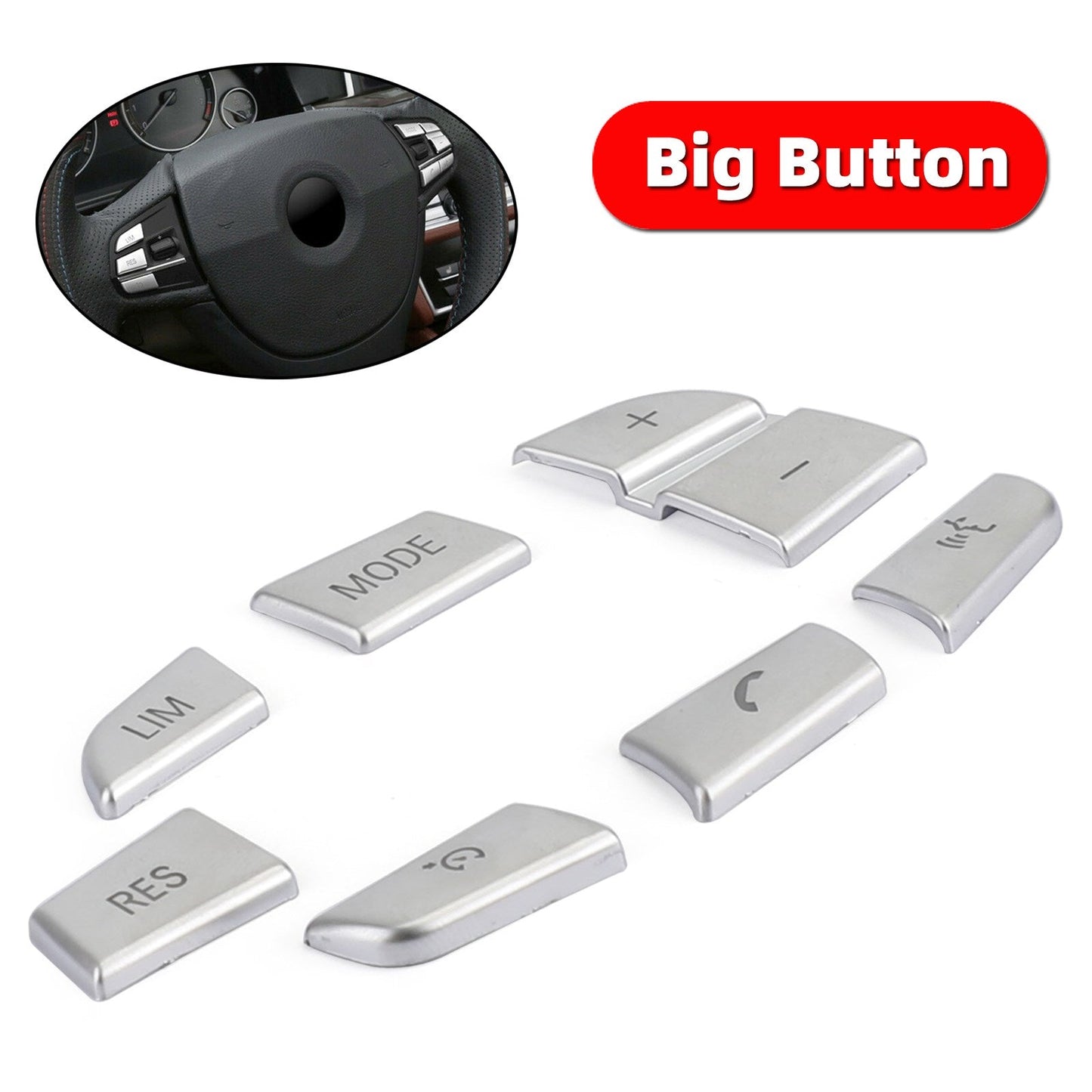 7 coprivolante interno per volante adatto per BMW X3 F25 £¨11-17£©X4 F26£¨14-17£© generico