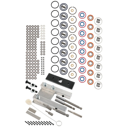 Kit di ricostruzione iniettore per corsa di potenza da 7,3 litri 94-03 con morsetto per morsa e molla per attrezzi