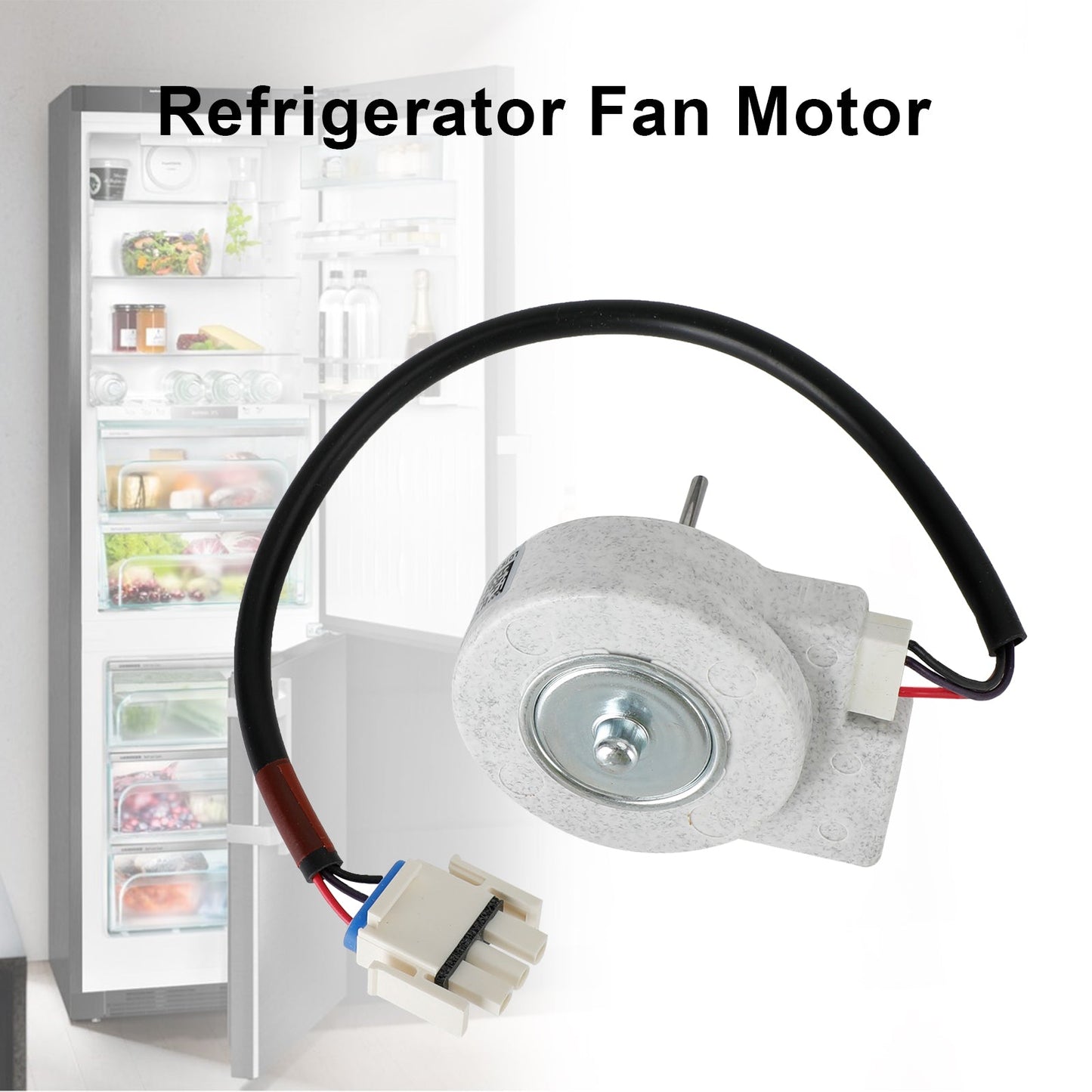 Midea ZWF-02-4 502404010024 DC12V Motore del ventilatore del dissipatore di calore del frigorifero del frigorifero