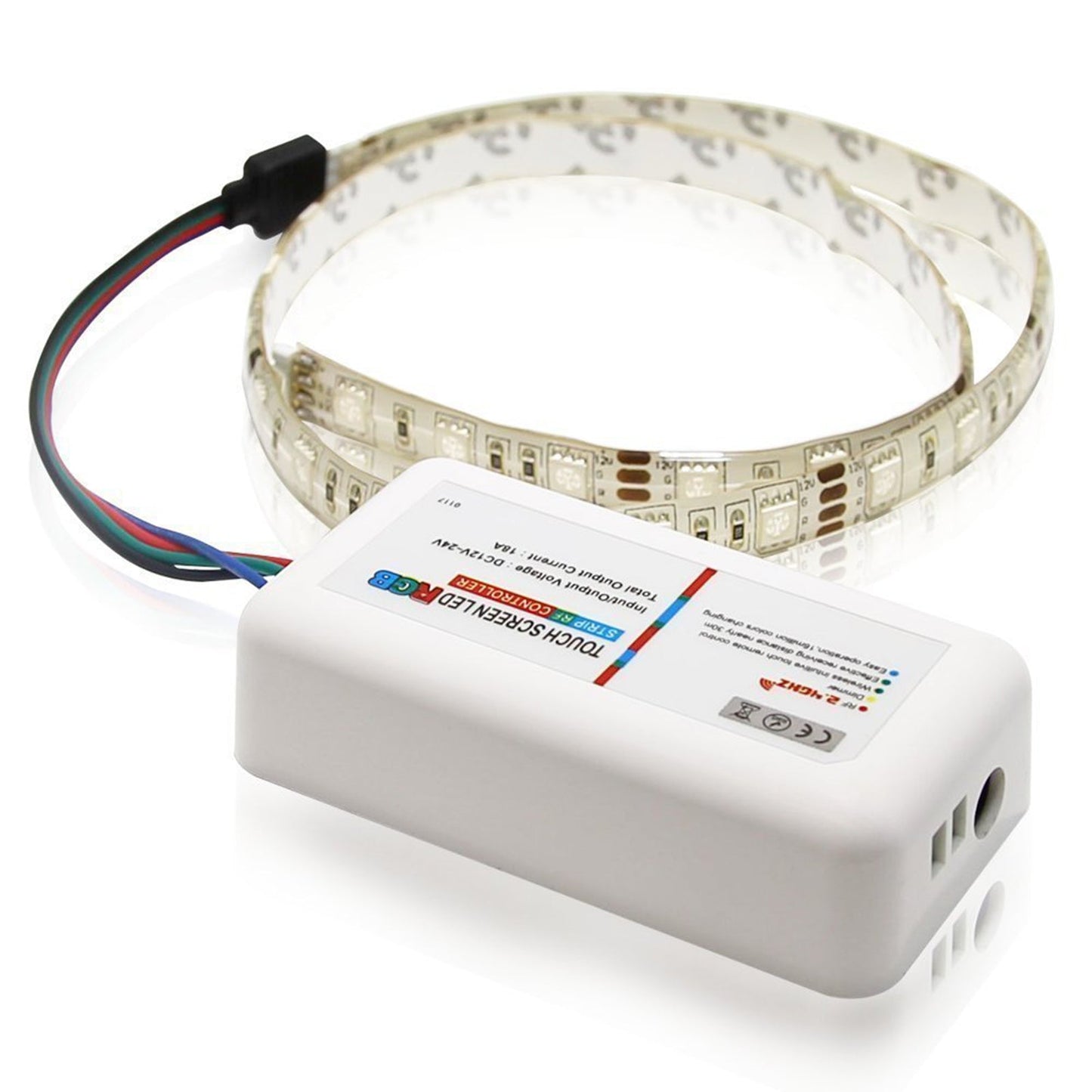 Telecomando 2.4G Touch RF Control per striscia luminosa a LED RGB DC 12-24V