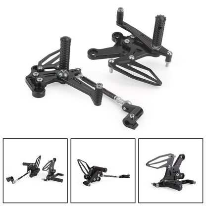 Pedane Pedane Regolabili Pedane Rest Fit per Kawasaki Ninja 250/400 2018-2022 Generico
