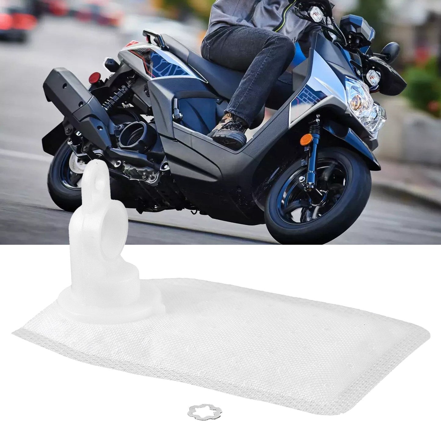 Filtro filtro pompa benzina per Yamaha MTN250 MT320 YBR125 XVS400C #3C1-E3915-00 Generico