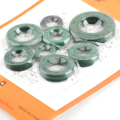 Kit guarnizioni olio motore Set 8 pezzi guarnizioni per Honda CR80R CR85R 1986-2007 cr 80r 85r Generico