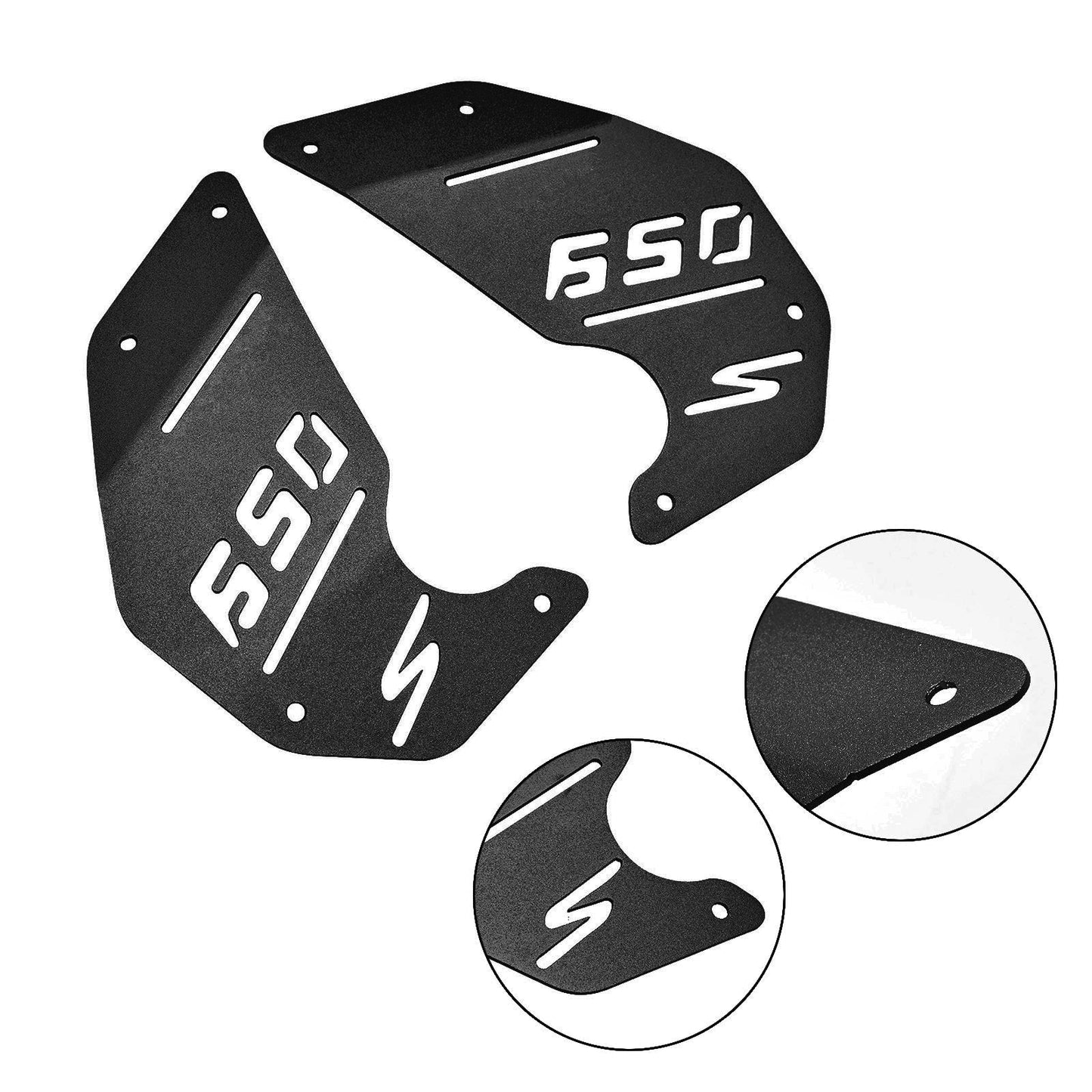 Kawasaki Vulcan S En650 Vn650 15-22 Cnc Piastra di copertura del pannello laterale del motore nera