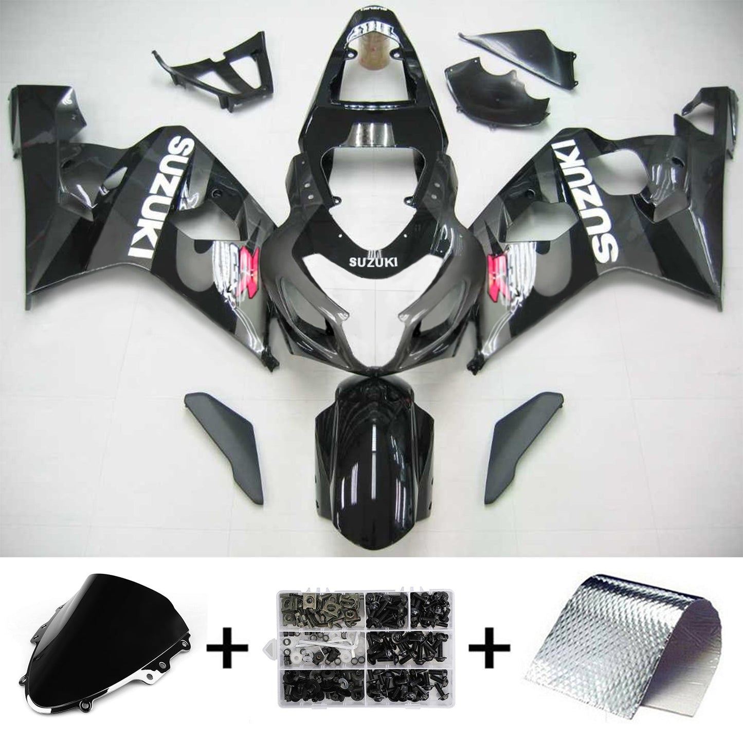 Suzuki GSXR 600/750 2004-2005 Kit Carena Carrozzeria Plastica ABS