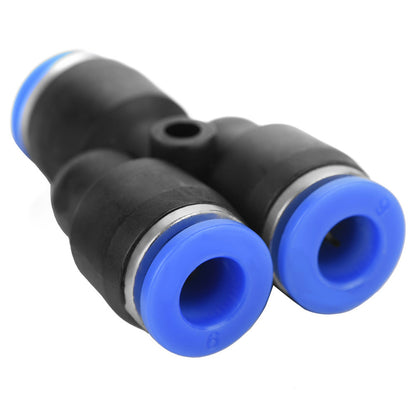 Raccordi per linea pneumatica con connettore a pressione in plastica da 40 pezzi, diametro esterno 6 mm